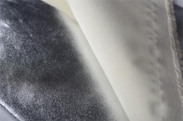 Matte pre oxidized wire aluminum foil heat radiation protection fabric